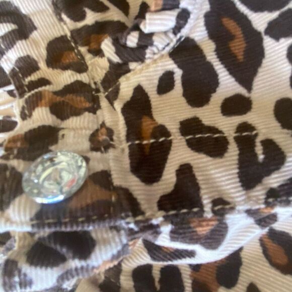 Gymboree Animal Print Corduroy Pants Leopard Jewel Accent Bottoms SizeToddler 4T - Picture 7 of 10